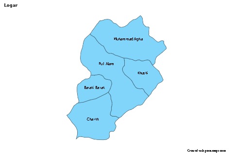 Sample Maps for Logar (blue)