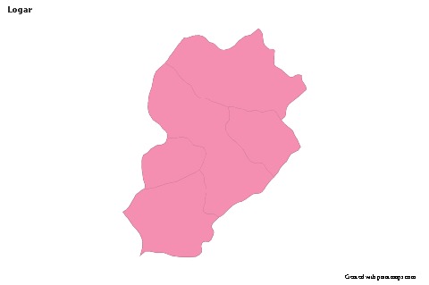 Sample Maps for Logar (pink,outline)