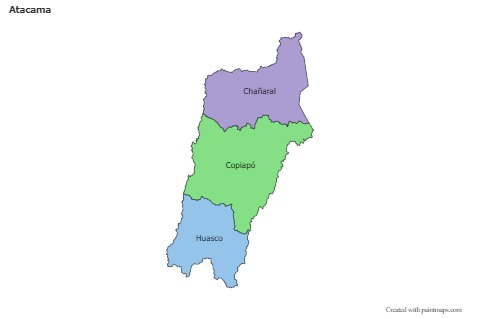 Sample Maps for Atacama (colored)
