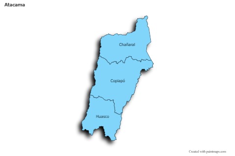 Sample Maps for Atacama (blue,shadowy)