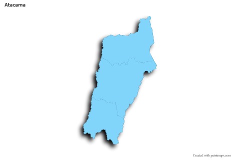 Sample Maps for Atacama (blue,outline,shadowy)