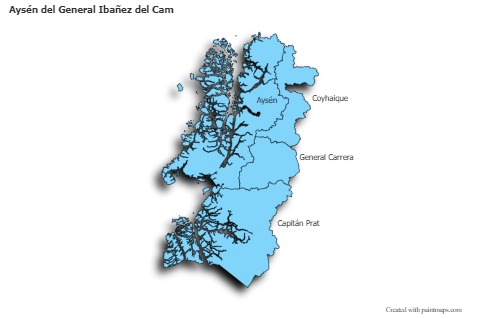 Sample Maps for Aysén del General Ibañez del Cam (blue,shadowy)
