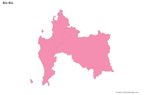 Sample Maps for Bío-Bío (pink,outline)