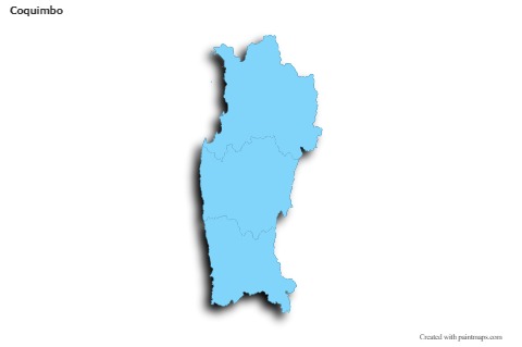 Sample Maps for Coquimbo (blue,outline,shadowy)