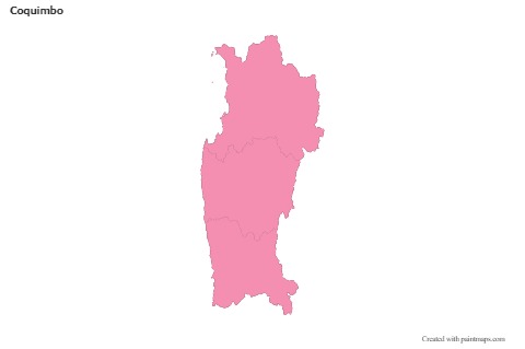Sample Maps for Coquimbo (pink,outline)