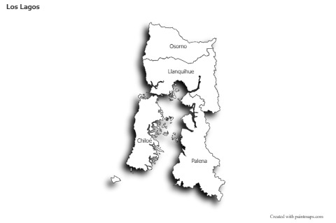 Sample Maps for Los Lagos (black-white,shadowy)