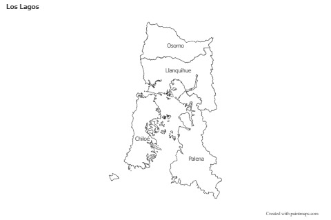 Sample Maps for Los Lagos (black-white)