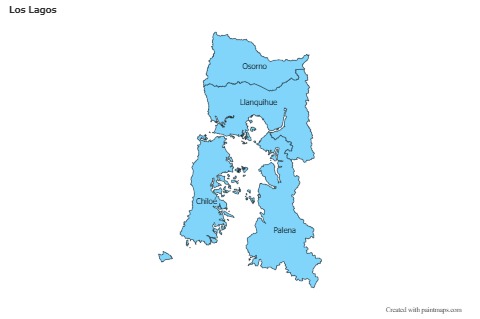 Sample Maps for Los Lagos (blue)