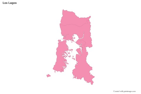 Sample Maps for Los Lagos (pink,outline)
