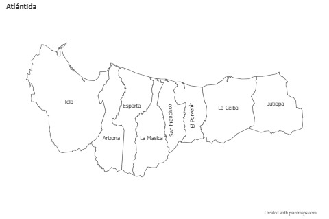 Sample Maps for Atlántida (black-white)