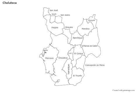 Sample Maps for Choluteca (black-white)