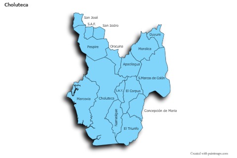 Sample Maps for Choluteca (blue,shadowy)