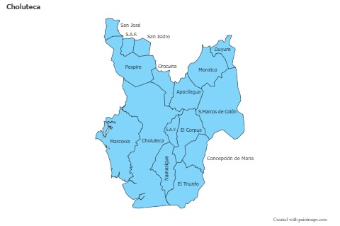 Sample Maps for Choluteca (blue)