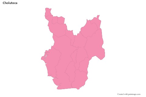 Sample Maps for Choluteca (pink,outline)
