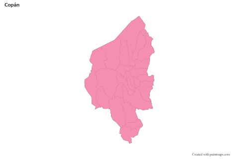 Sample Maps for Copán (pink,outline)