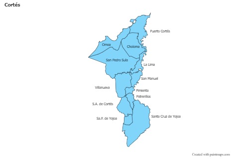 Sample Maps for Cortés (blue)