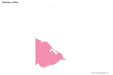 Sample Maps for Gracias a Dios (pink,outline)