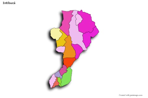 Sample Maps for Intibucá (colored,shadowy)