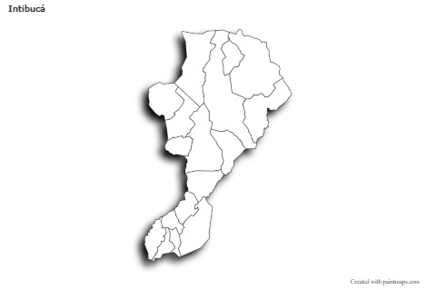 Sample Maps for Intibucá (black-white,shadowy)