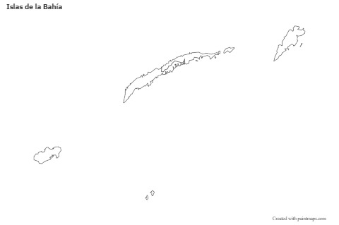 Sample Maps for Islas de la Bahía (black-white)