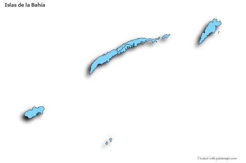 Sample Maps for Islas de la Bahía (blue,shadowy)