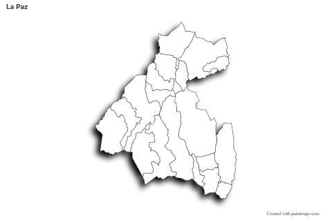 Sample Maps for La Paz (black-white,shadowy)