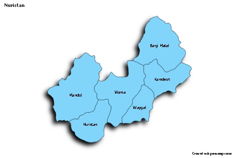 Sample Maps for Nuristan (blue,shadowy)
