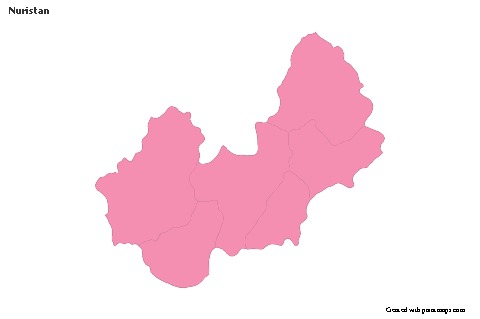 Sample Maps for Nuristan (pink,outline)