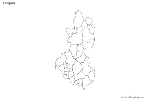 Mapas de muestra para Lempira (blanco-negro)
