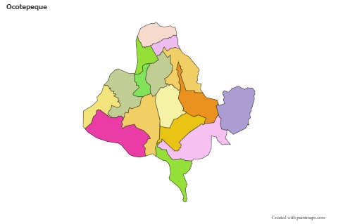 Ocotepeque için Örnek Haritalar (renkli)