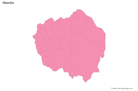 Sample Maps for Olancho (pink,outline)