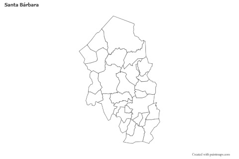 Sample Maps for Santa Bárbara (black-white)