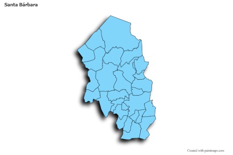 Sample Maps for Santa Bárbara (blue,shadowy)