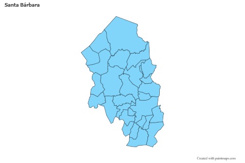 Sample Maps for Santa Bárbara (blue)