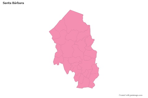 Sample Maps for Santa Bárbara (pink,outline)