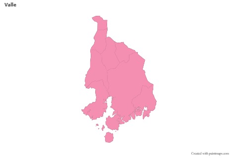 Valle için Örnek Haritalar (pembe,anahat)