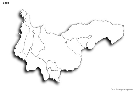 Sample Maps for Yoro (black-white,shadowy)
