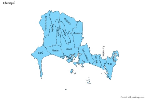 Sample Maps for Chiriquí (blue)