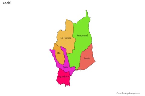 Sample Maps for Coclé (colored)