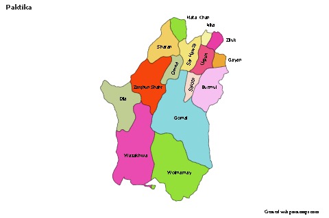 Sample Maps for Paktika (colored)