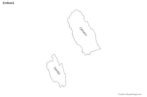 Sample Maps for Emberá (black-white)