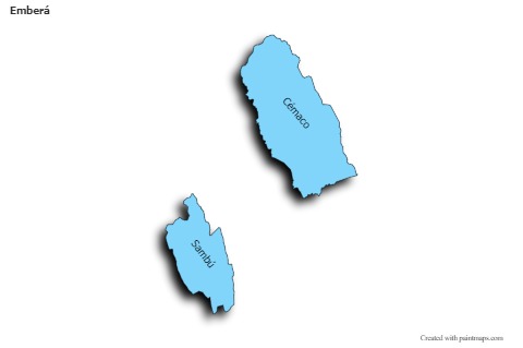 Sample Maps for Emberá (blue,shadowy)