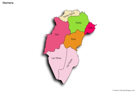 Sample Maps for Herrera (colored,shadowy)