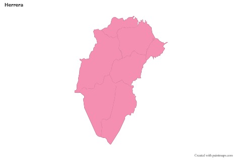 Sample Maps for Herrera (pink,outline)