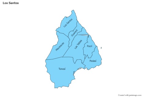 Exemplos de mapas para Los Santos (azul)