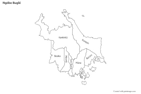 Sample Maps for Ngöbe Buglé (black-white)