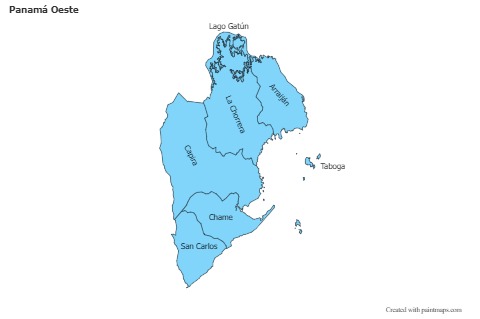 Sample Maps for Panamá Oeste (blue)