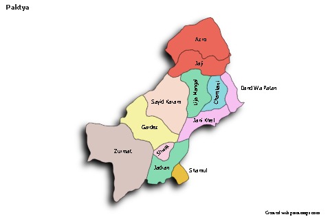 Sample Maps for Paktya (colored,shadowy)