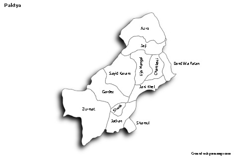 Sample Maps for Paktya (black-white,shadowy)