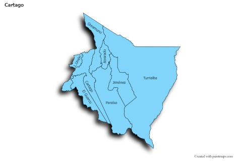 Sample Maps for Cartago (blue,shadowy)